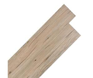 vidaXL Listoni Pavimenti Autoadesivi in PVC 2,51 m² 2mm Rovere Marrone