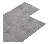 VIDAXL - Listoni Pavimento in PVC 4,46 m 3mm Autodesivi Marrone Cemento