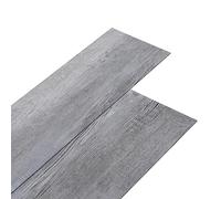 vidaXL Listoni Pavimento in PVC 5,02 m² 2 mm Autoadesivi Legno Grigio