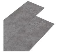 VIDAXL - Listoni Pavimento PVC 5,02 m 2 mm Autoadesivi Grigio Cemento