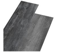 VIDAXL - Listoni Pavimento PVC 5,02 m 2 mm Autoadesivi Grigio Lucido