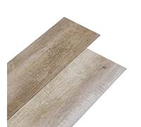 vidaXL Listoni Pavimento PVC 5,02 m² 2 mm Autoadesivi Legno Slavato