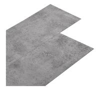 VIDAXL - Listoni Pavimento PVC 5,02 m 2 mm Autoadesivi Marrone Cemento