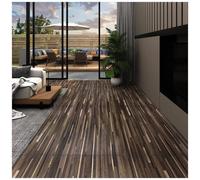 VIDAXL - Listoni Pavimento PVC 5,02 m 2mm Autoadesivi Marrone a Strisce