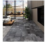 Listoni pavimento pvc autoadesivi 5,11 m² venature legno grigio