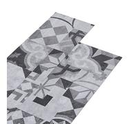 vidaXL Listoni per Pavimentazione in PVC 5,26 m² 2 mm Motivo Grigio