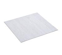 vidaXL Listoni per Pavimenti Autoadesivi 20 pz in PVC 1,86 m² Bianchi