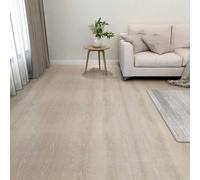 vidaXL Listoni per Pavimenti Autoadesivi 55 pz in PVC 5,11 m² Beige