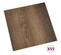 AX 55 Listoni Pavimenti 30.5x30.5cm 5.11m² Autoadesivo Sp1.5mm Marrone + 324647
