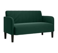 vidaXL Divano Divanetto Verde Scuro 109 cm Velluto, divanetto, Divano, Divano, Divano a 2 posti, Divano, Divano divanetto, Divano Imbottito