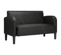 vidaXL Divano Divanetto Nero 110 cm in Similpelle, divanetto, Divano, Divano, Divano a 2 posti, Divano, Divano, Divano a incandato, Salotto