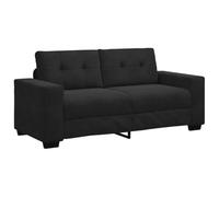 vidaXL Divano Divanetto Nero 140 cm in Velluto, divanetto, Divano, Divano, Divano a 2 posti, Divano, Divano a incandato, Divano Imbottito