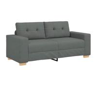 vidaXL - Divano Divanetto Grigio Scuro 140 cm in Tessuto