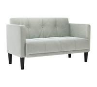 vidaXL - Divano Divanetto Grigio Chiaro 111 cm in Velluto