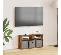 vidaXL Lowboard con cassetto Legno vecchio 72 x 22,5 x 38 cm