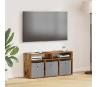 vidaXL Lowboard con cassetto Legno vecchio 87 x 27,5 x 43 cm