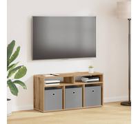 vidaXL Lowboard con cassetto Rovere artigianale 87 x 27,5 x 43 cm