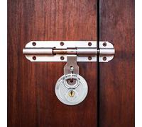 vidaXL Lucchetti Discus con Chiavi 2 pcs Argento 6 x 2.3 x 6 cm