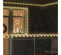 vidaXL Luce a corda con 2400 LED Multicolore 100 m PVC