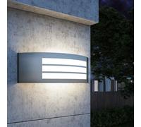 vidaXL Luce da Parete per Esterno in Acciaio Inox