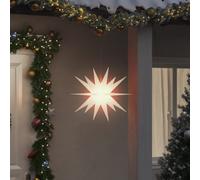 vidaXL Luce di Natale con LED Pieghevole Bianca 43 cm