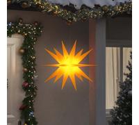 vidaXL Luce di Natale con LED Pieghevole Gialla 100 cm
