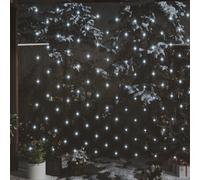 VidaXL Luce Natalizia Rete 544 LED Bianco Freddo Interno/Esterno 4x4m