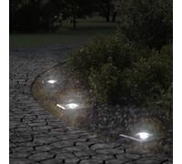 vidaXL Luce per Esterni Quadrata Nera 10,5x10,5cm Alluminio Pressofuso