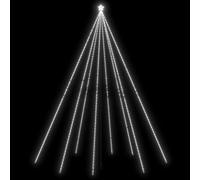vidaXL Luci Albero di Natale Interni Esterni 1300LED Bianco Freddo 8 m