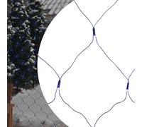 vidaXL Rete di luci natalizie 306 LED blu per interni/esterni 3x3m