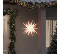 vidaXL Luci di Natale con LED 3 pz Pieghevoli Bianche 43 cm