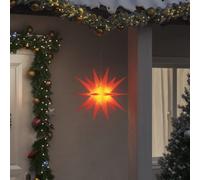 vidaXL Luci di Natale con LED 3 pz Pieghevoli Rosse 43 cm