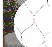 vidaXL Luci di Natale Rete Colorate 3x2m 204 LED Interni Esterni