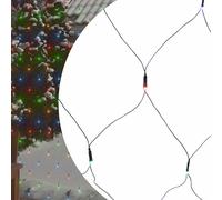 vidaXL Luci di Natale Rete Colorate 4x4m 544 LED Interni Esterni