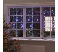 vidaXL Luci Fatate Stella e Luna con Telecomando 138 LED Blu