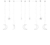 vidaXL Luci Fatate Stella e Luna con Telecomando 345 LED Bianco Freddo