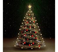 VidaXL Rete di Luci per Albero di Natale con 180 LED IP44 180cm