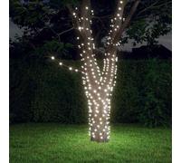 vidaXL Luci Solari Fatate 2 pz 2x200 LED Bianco Freddo Interni Esterni