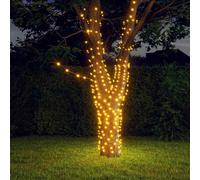 vidaXL Luci Solari Fatate 5 pz 5x200 LED Bianco Caldo Interni Esterni