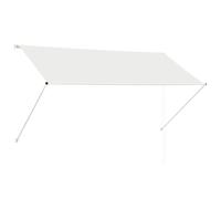 vidaXL Tenda da Sole Retrattile 250x150 cm Crema