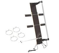 vidaXL Macchina di Taglio per Polistirolo Regolabile Meccanismo di Scorrimento con Piastra e Fili Ricambio Taglierina a Filo Caldo in Compensato Nero