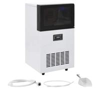 Macchina per il Ghiaccio da Nera 45 kg / 24 h