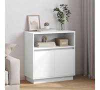 vidaXL Madia LED Bianco 71 x 34,5 x 75 cm Legno ingegnerizzato