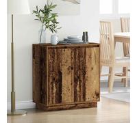 vidaXL Madia LED Legno antico 71 x 34,5 x 75 cm Legno ingegnerizzato