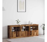 vidaXL Madia LED Legno vecchio 181 x 37 x 67 cm Legno ingegnerizzato