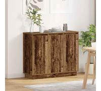 vidaXL Madia LED Legno vecchio 90 x 32 x 75 cm Legno ingegnerizzato