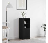 vidaXL Madia LED Nero 41 x 37 x 100 cm Legno ingegnerizzato