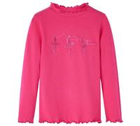 vidaXL Maglietta da Bambina a Maniche Lunghe Fucsia 128