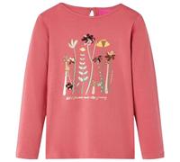 vidaXL Maglietta da Bambina a Maniche Lunghe Rosa Antico 128