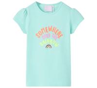 vidaXL Maglietta da Bambina Acqua Chiaro 104